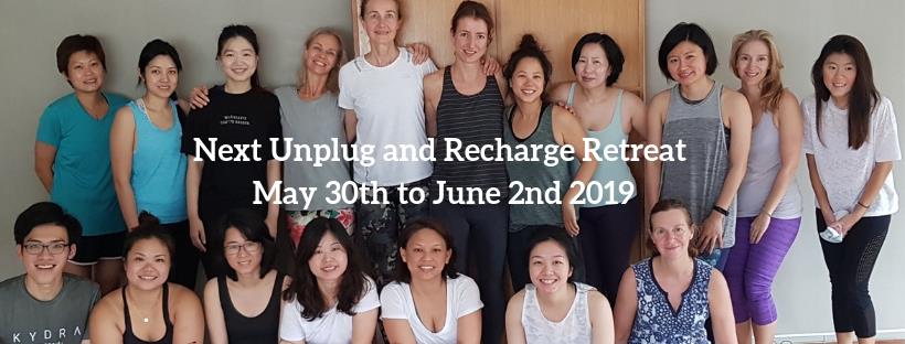 Unplug and Recharge Retreat 4 day May 30th to June 2nd 2019